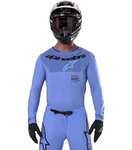 Amazon.com: Alpinestars 3763324-79-M: Supertech Dade Jersey Light